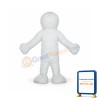 Adult White Yeti Mascot Costume