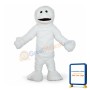 Adult White Yeti Mascot Costume