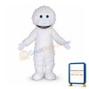 Cute White Yeti Mascot Costume