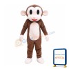 Plush Adult Monkey Mascot Costume