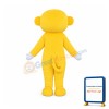 Yellow White Monkey Mascot Costume