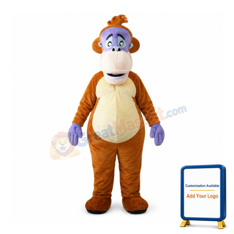Funny Monkey Mascot Costume