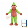 Green and Brown Chimpanzee Mascot Costume