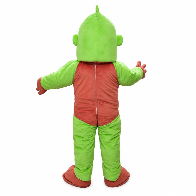 Green and Brown Chimpanzee Mascot Costume