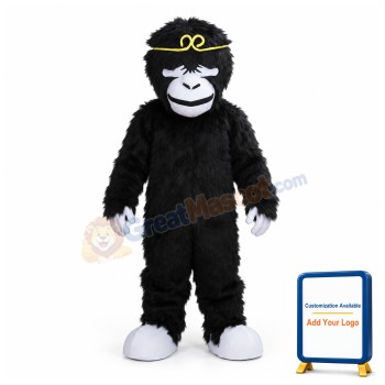 Handmade Plush Orangutan Mascot Costume