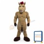 Brown Power Mustang Mascot Costume