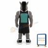 Grey Power Mustang Mascot Costume
