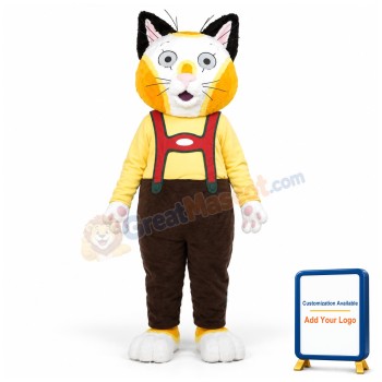Huckle Cat Mascot Costume