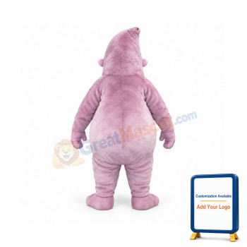 Pink Yeti Mascot Costume