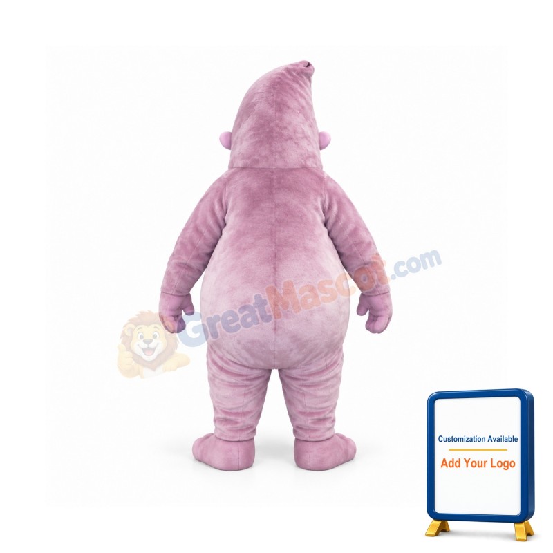 Pink Yeti Mascot Costume