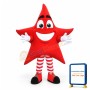 Red Star Mascot Costume