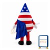 Flag Blood Drop Mascot Costume