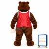 Fierce Grizzly Bear Mascot Costume