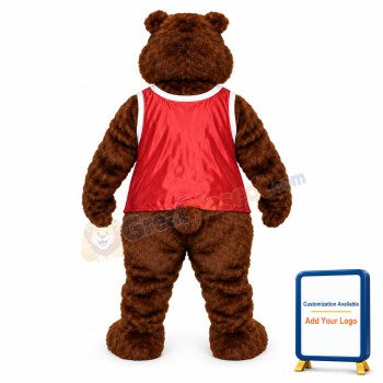 Fierce Grizzly Bear Mascot Costume