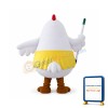 Fat Chicken Mascot Costume