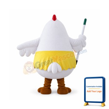 Fat Chicken Mascot Costume