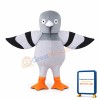 Grey Pigeon Mascot Costume