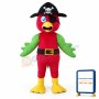 Pirate Parrot Mascot Costume