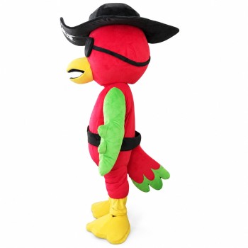 Pirate Parrot Mascot Costume