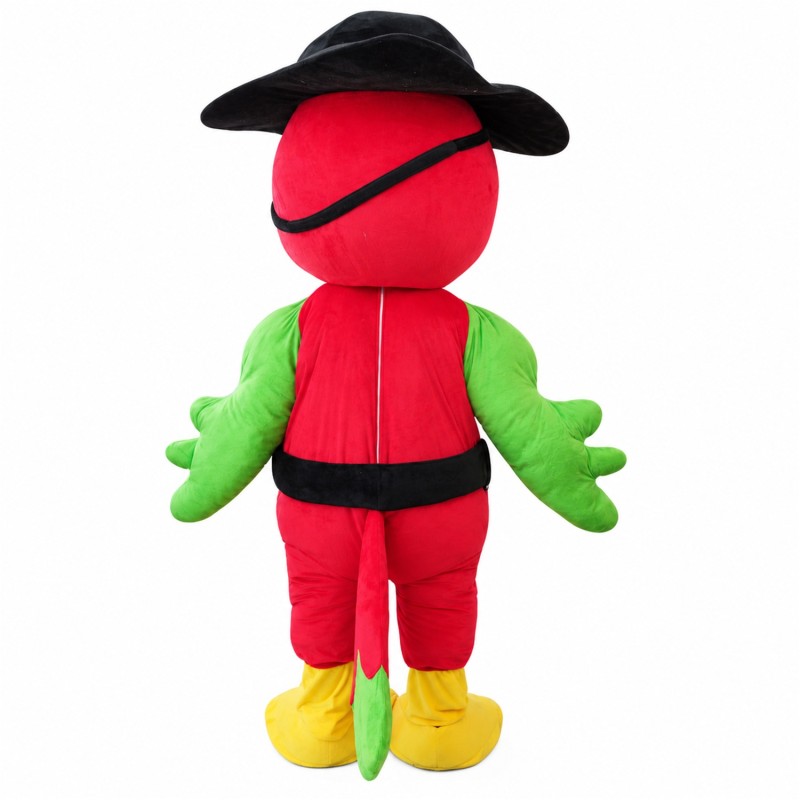 Pirate Parrot Mascot Costume