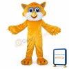 Yellow Owl Mascot Costume