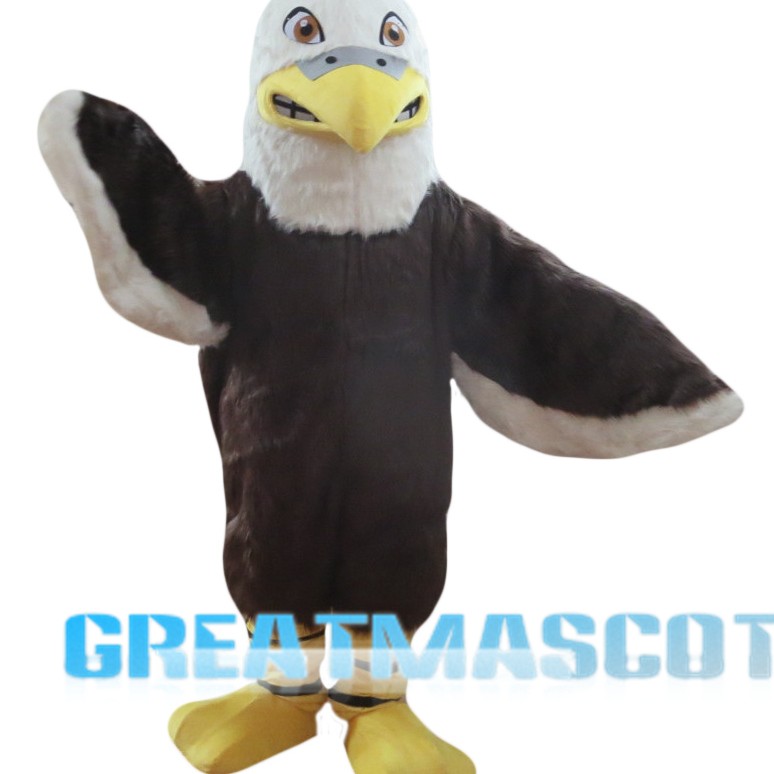 Furry Eagle Mascot Costume