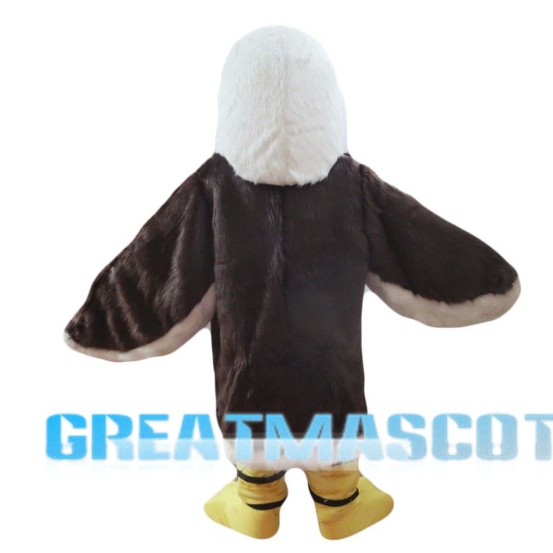 Furry Eagle Mascot Costume