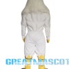 Power White Rooster Mascot Costume