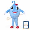 Blue Ball Mascot Costume