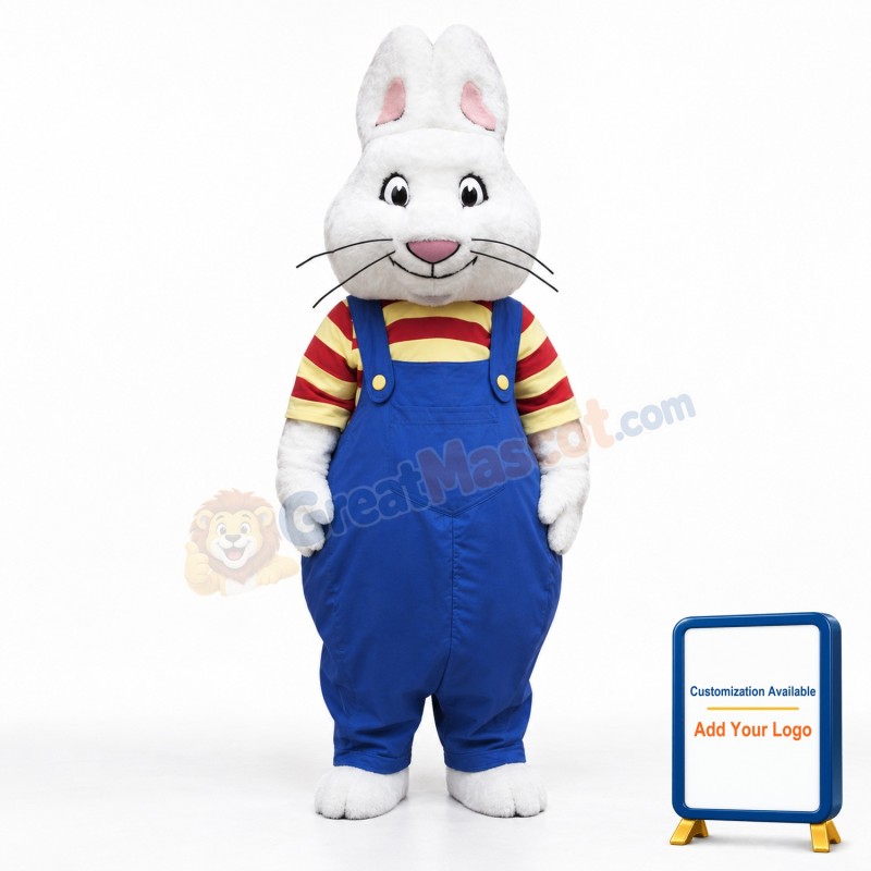 Max Rabbit Mascot Costume