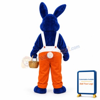 Blue Rabbit Mascot Costume
