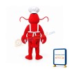 Chef Lobster Mascot Costume
