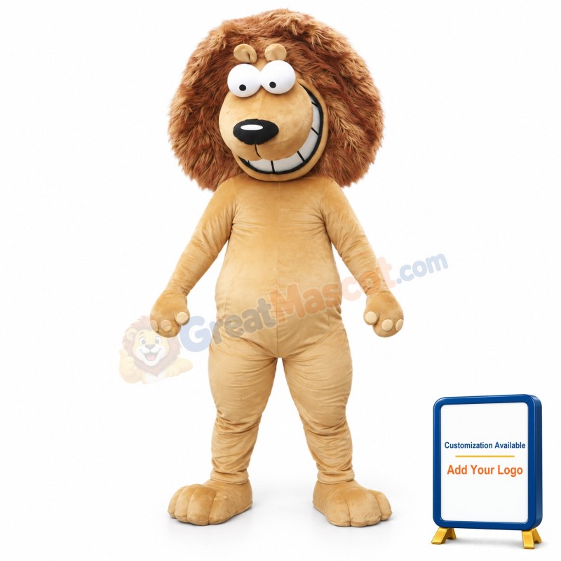 Happy Lion Mascot Costumes