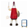 Silver Spartan Titan Trojan Mascot Costume