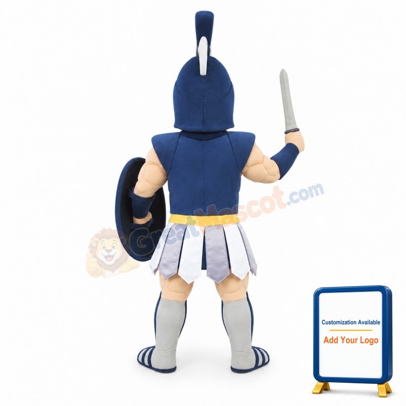 Happy Spartan Titan Trojan Mascot Costume