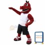 Sport Red Dragon Mascot Costume