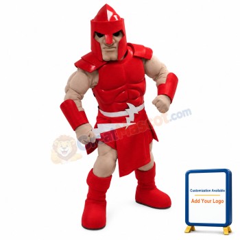 Red Titan Mascot Costume