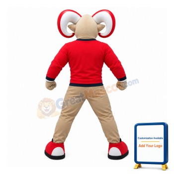 College Ram Mascot Costume