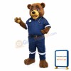 Police Bear Mascot Costume