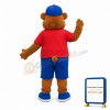 Happy Brown Animal Bear Mascot Costume