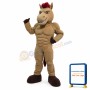 Power Brown Horse Mascot Costume