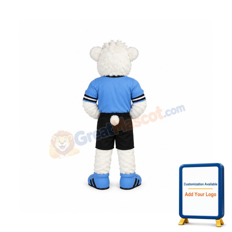 Ice Hockey Polar Bear Mascot Costume