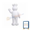 King Snowman Mascot Costume