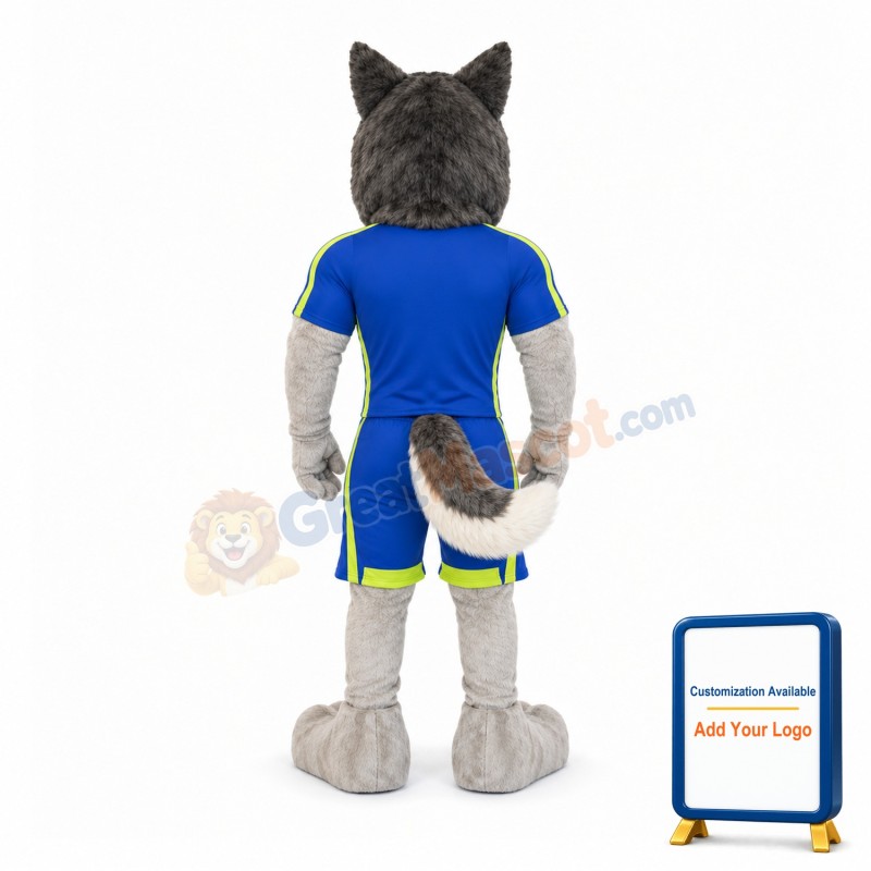 Football Husky Dog Mascot Costume