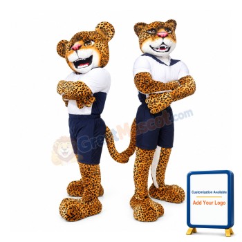 Single Power Jaguar Mascot Costume