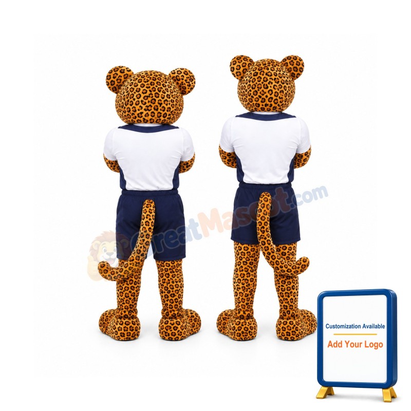 Single Power Jaguar Mascot Costume