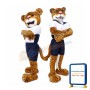 Single Power Jaguar Mascot Costume