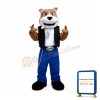 Cool Dog Mascot Costume