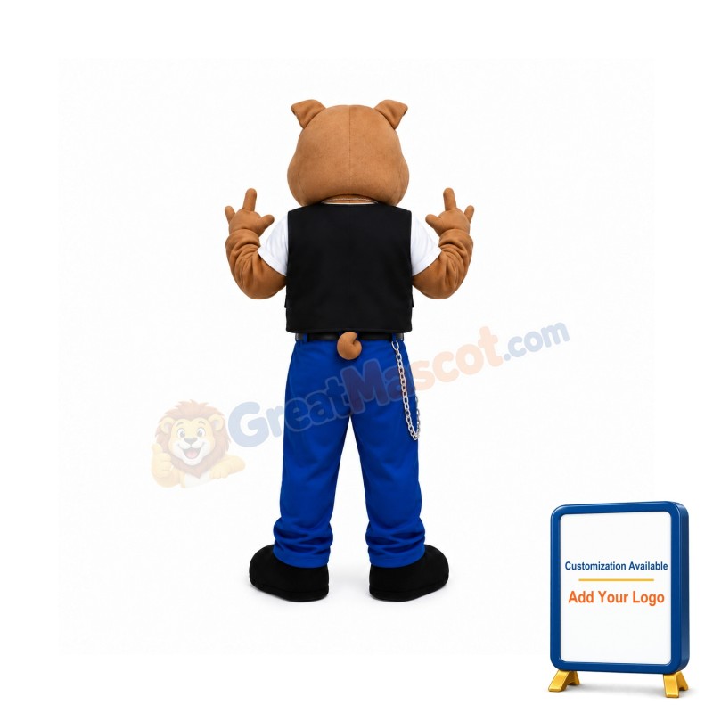 Cool Dog Mascot Costume