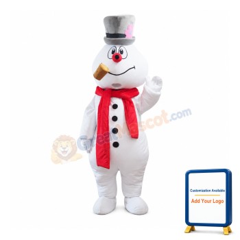 Christmas Snowman Mascot Costume